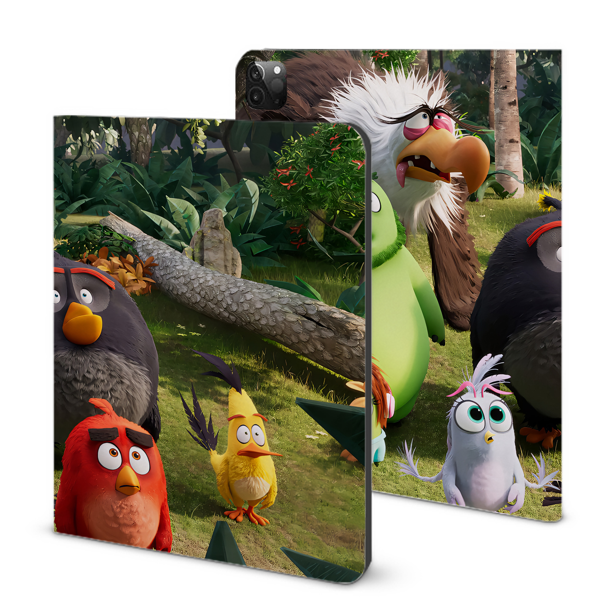 （画像用） Angry Birds アングリーバード IPadケース ペンホルダー付き ブックスタイルデザイン